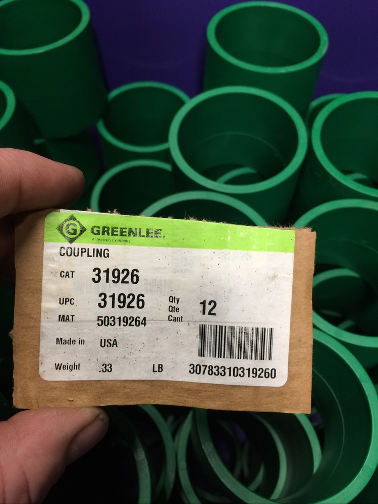 Greenlee 31926 Haines Cable Tray 3" Coupling