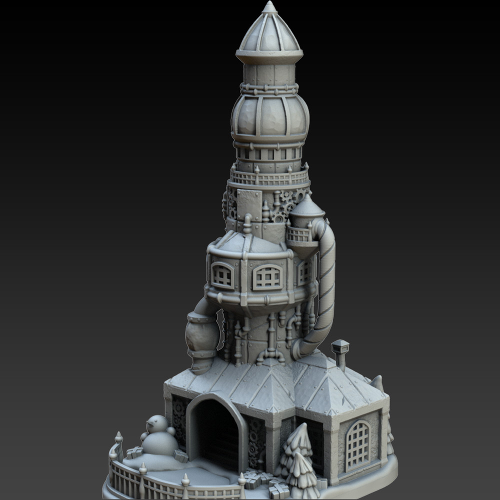 Fantasy3DTabletop - Elfworks Dice Tower - DnD/TTRPG/Roleplaying/Wargames