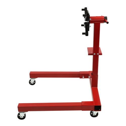 Rotating Engine Stand 360° Adjustable Head 1,250 lb Capacity Red