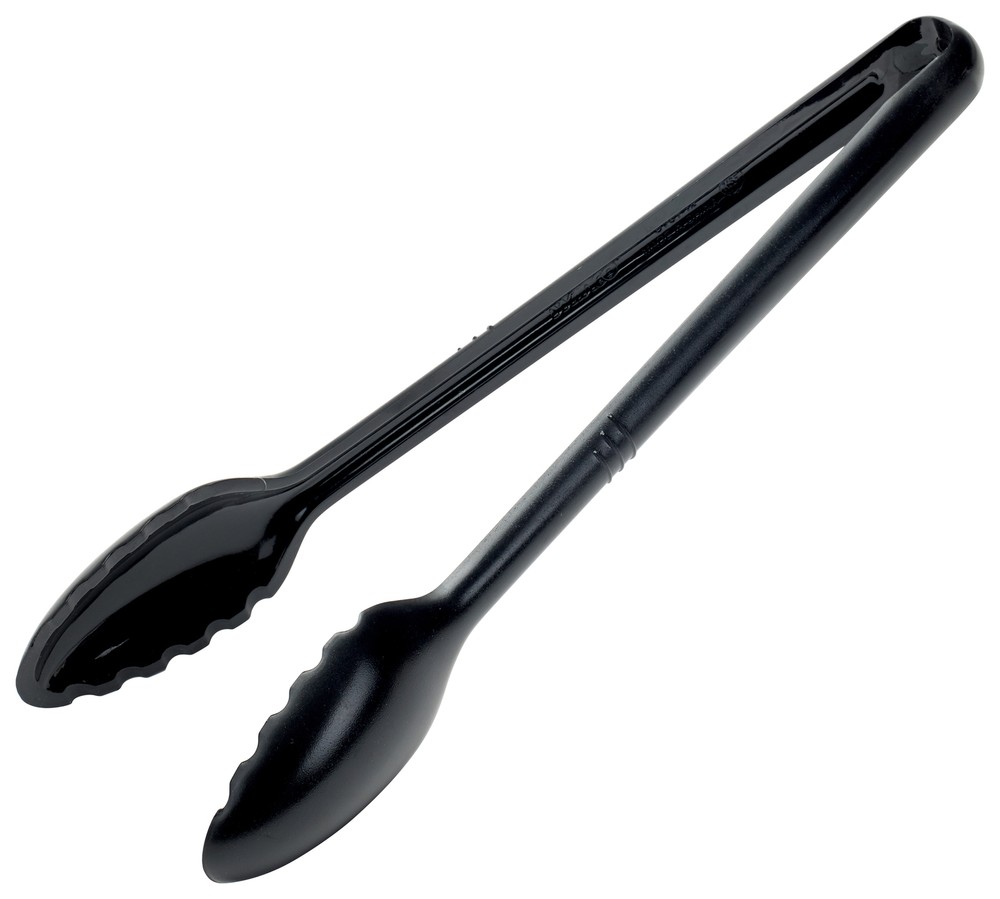 12" PC Serving Tong, Black, Curve (12 Each)