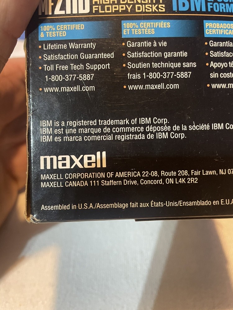 Maxwell floppy disks mf2hd 30pcs