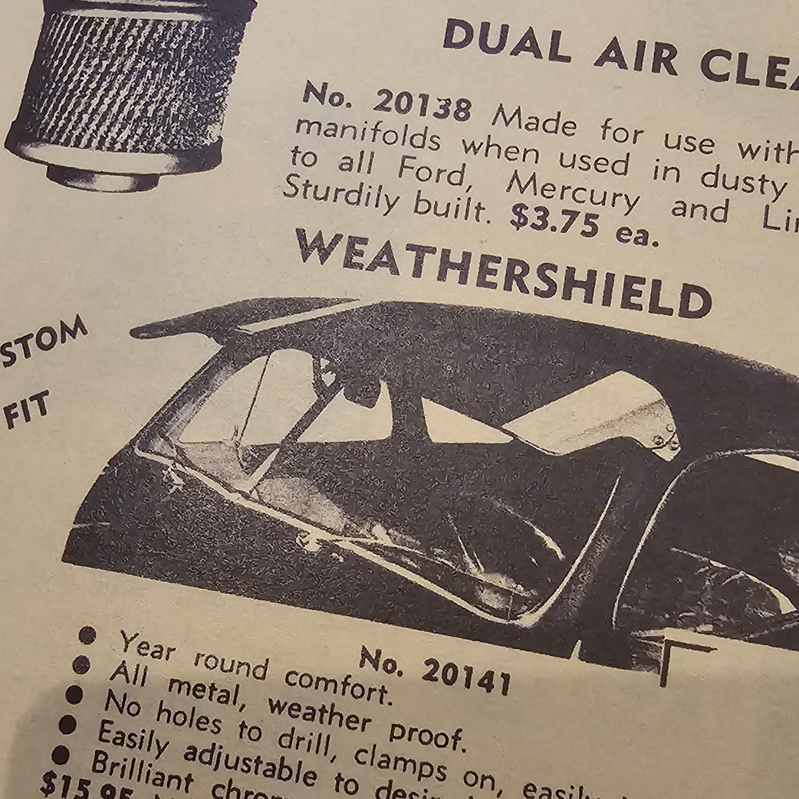 1948 Eastern Auto Accessories Catalog hot rod custom speed shop Cal auto ford V8