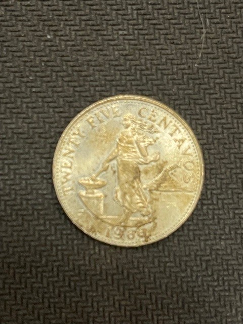 1966 Philippines 25 Centavos