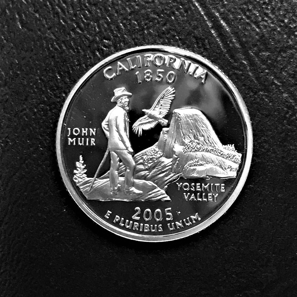 2005 S Proof California State Quarter from Original Proof Set