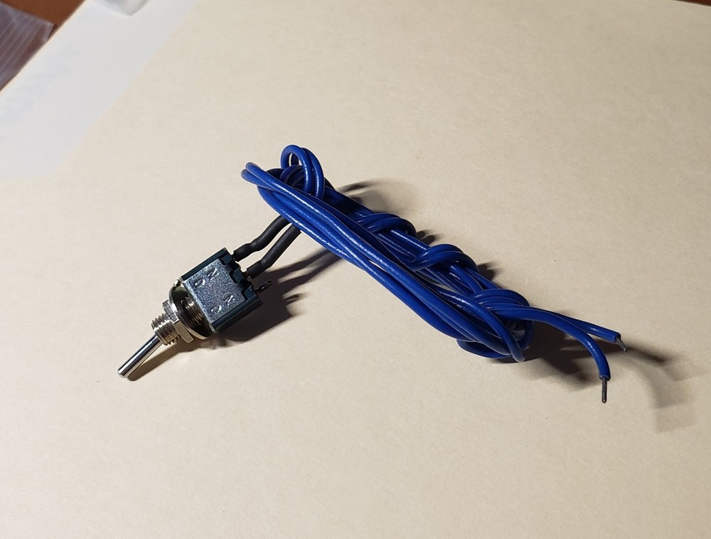 🌌MINI-TOGGLE SWITCH⚡On/Off🚨Valet or Programming for CAR ALARM System 24" Lead