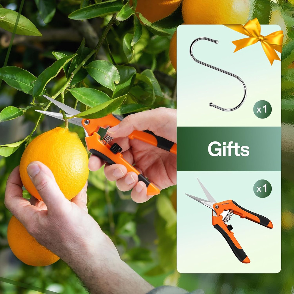 8-Layer Mesh Drying Rack with Green Zippers and Pruning Shears Included
