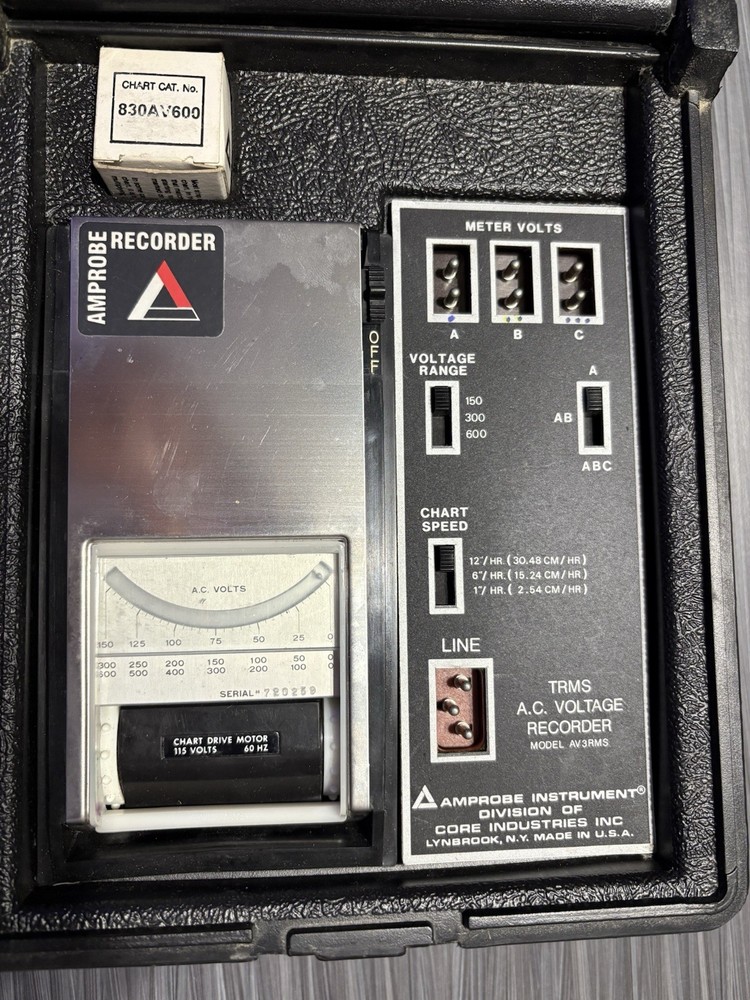 AMPROBE LAV3RMS AC TRMS Voltmeter Recorder