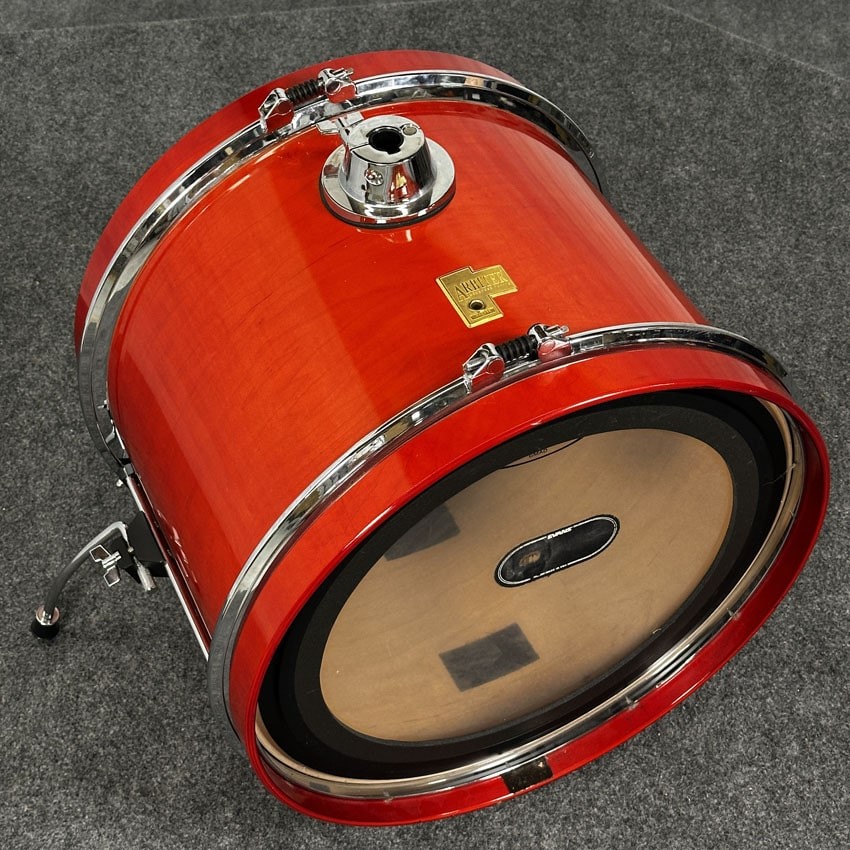 Used Arbiter 5pc Drum Set Cherry Wood - Good