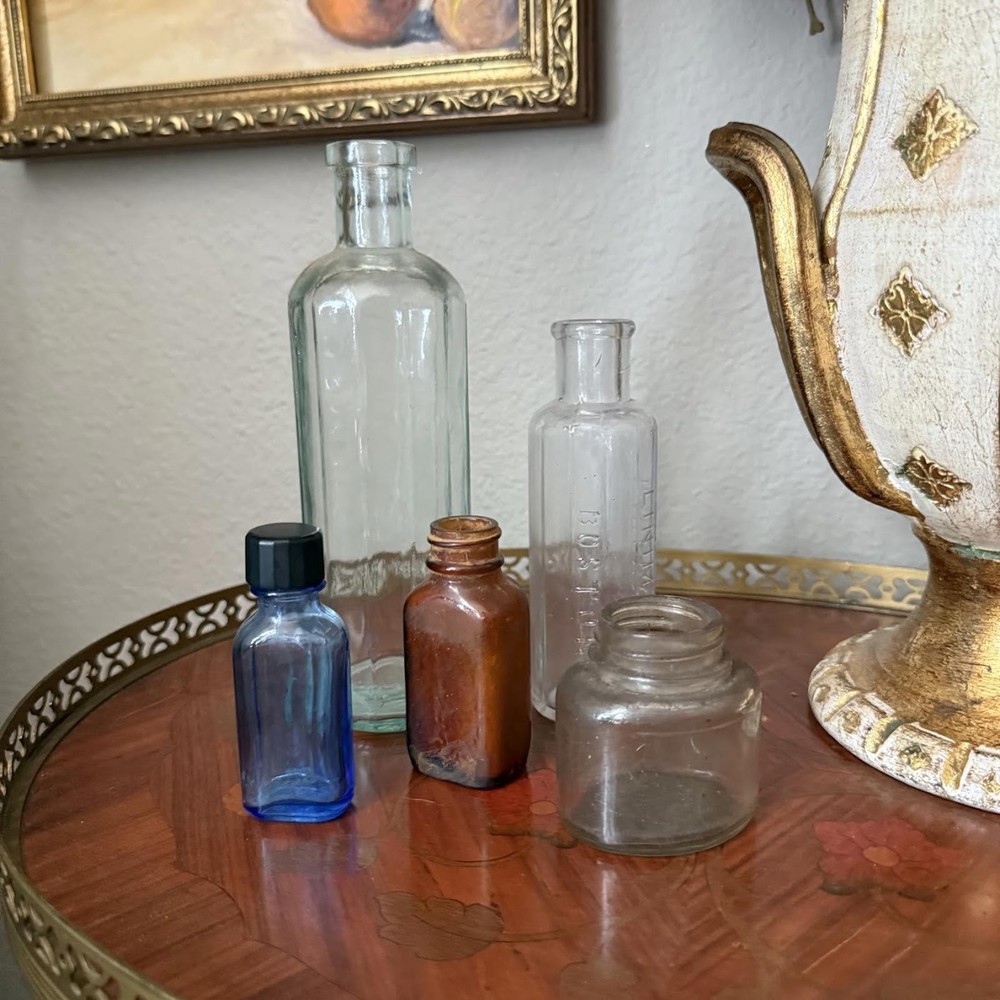 Vintage Mixed Bottle Set