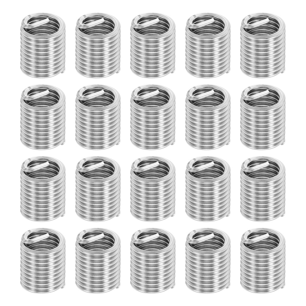 20pcs Wire Thread Inserts 3/8-16 UNC 2D 19mm Helical Threaded Sleeve