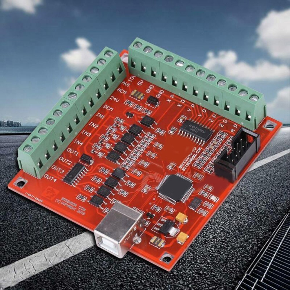 USB Controlled CNC Board Designed for Easy Integration with Stepper Motors