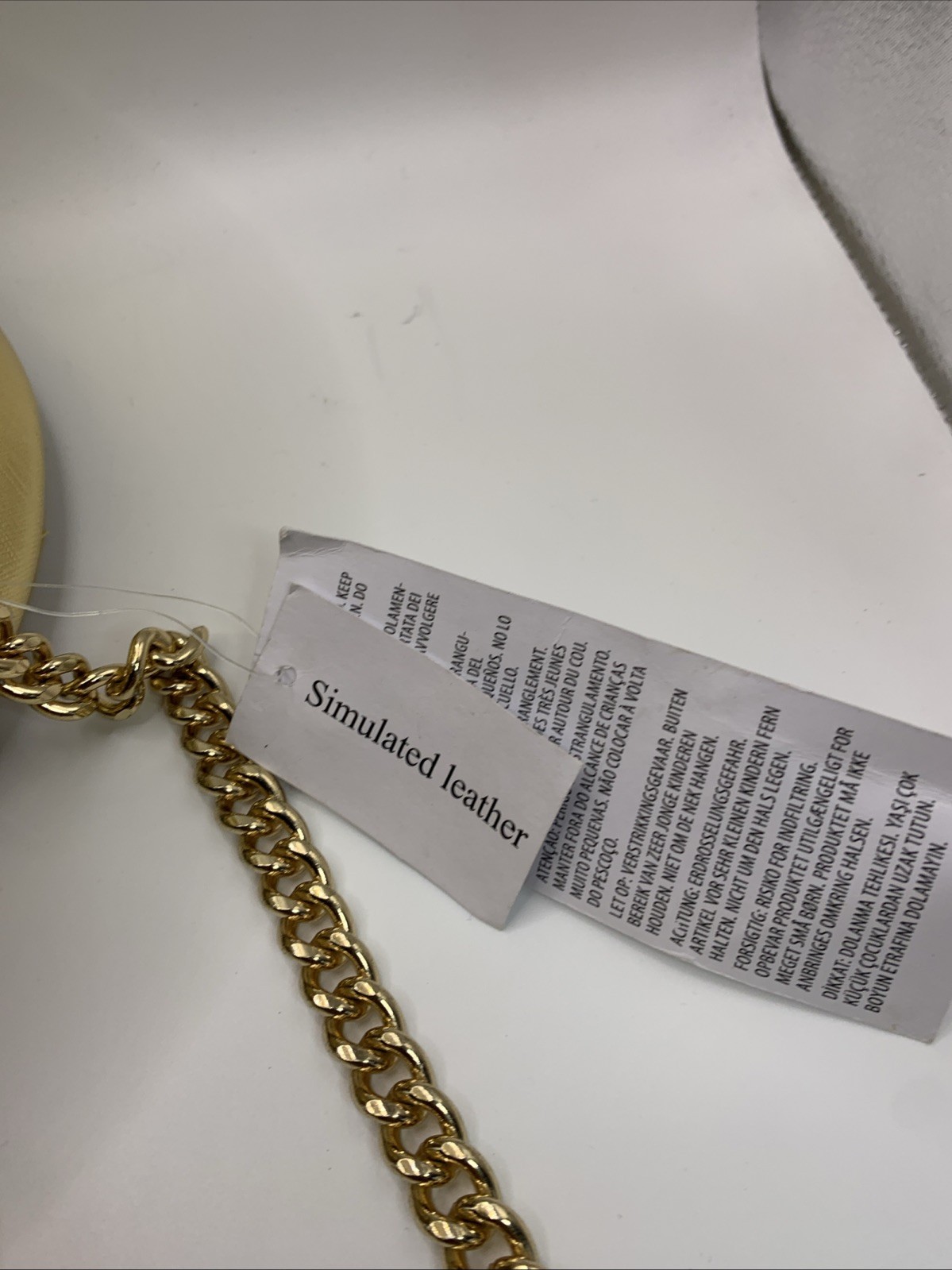 Walt Disney World Railroad Gold Crossbody Bag Disney Parks Exclusive NWT