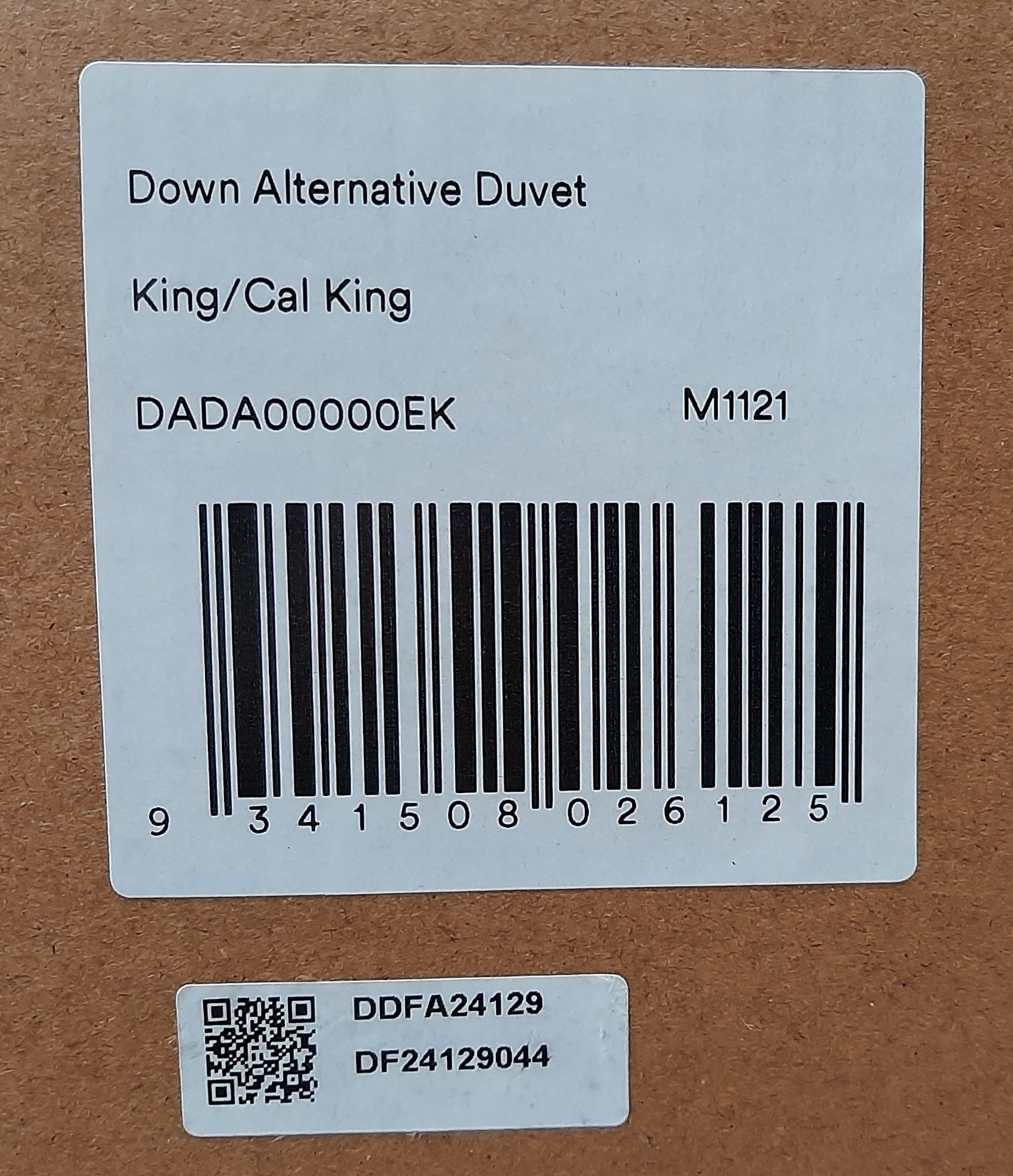 Ettitude Down Alternative Duvet Insert / Comforter King / California King White