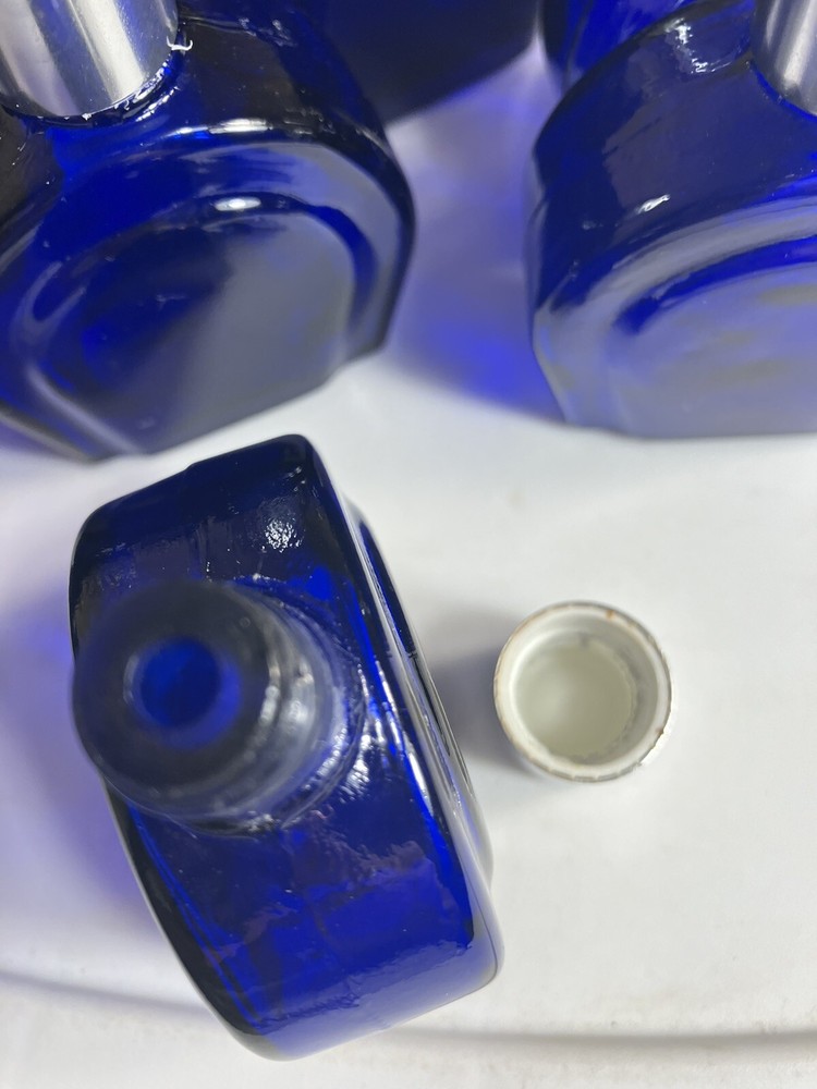 Small Empty Colbert Blue Pre-Owned Bottles