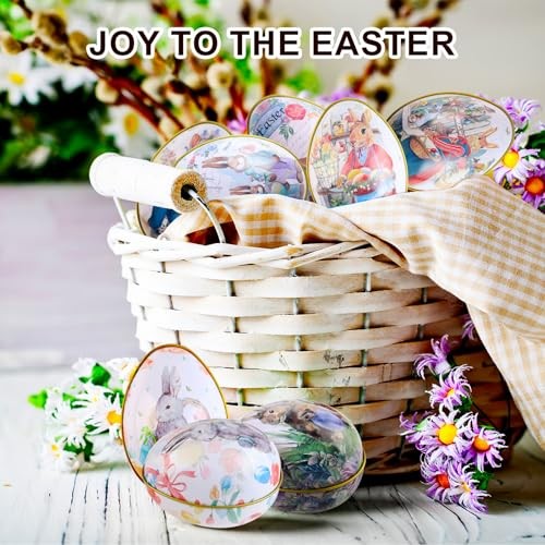 Assorted Metallic Easter Egg Container Different Design Wedding Supplies 2