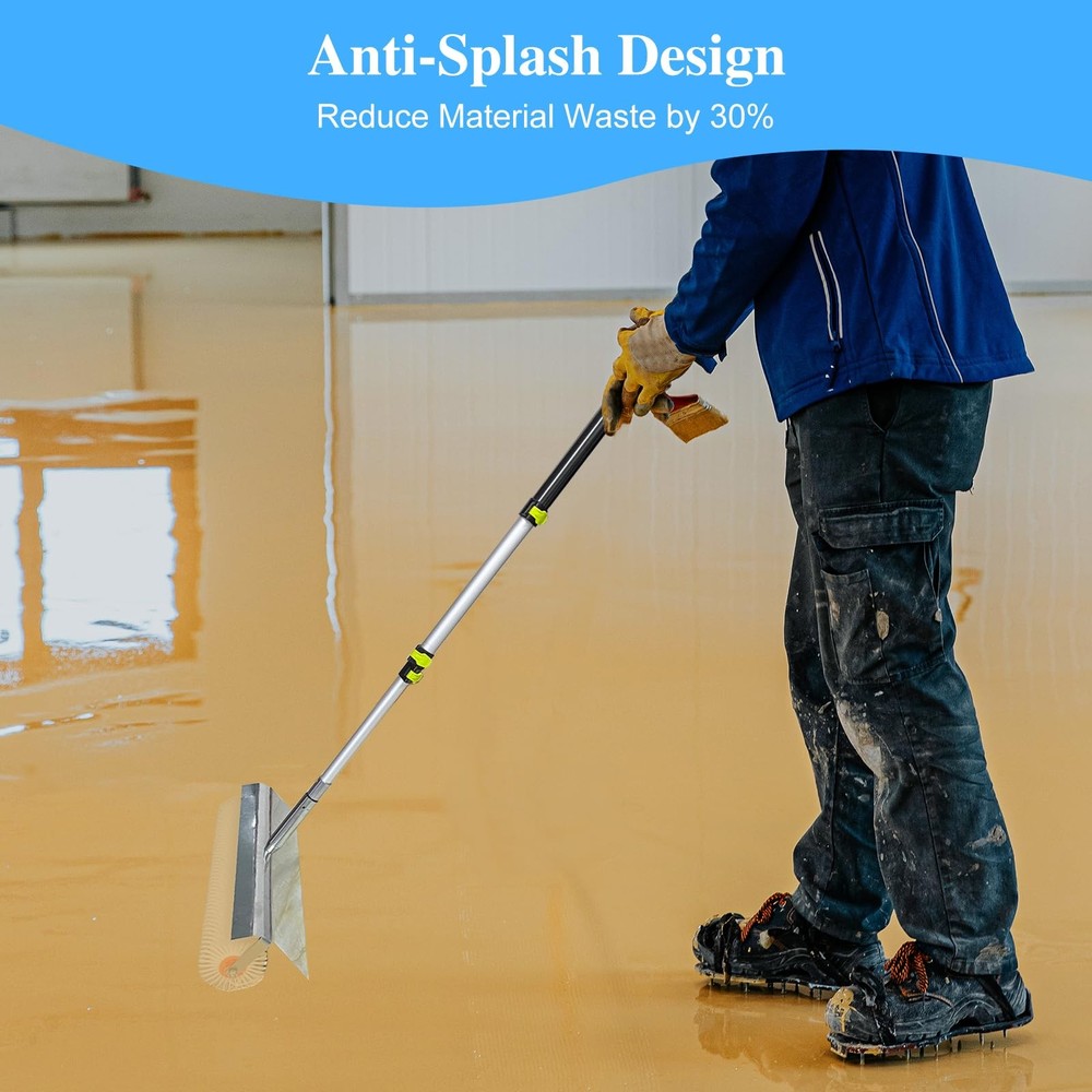 Self-Levelling Cement Tool Kit, Epoxy Floor kit, Spike Roller for Self Leveli...