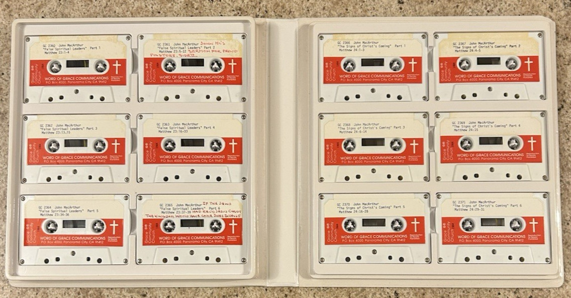 The Book Of Matthew on Cassette by John MacArthur Jr. (Read Full Description)