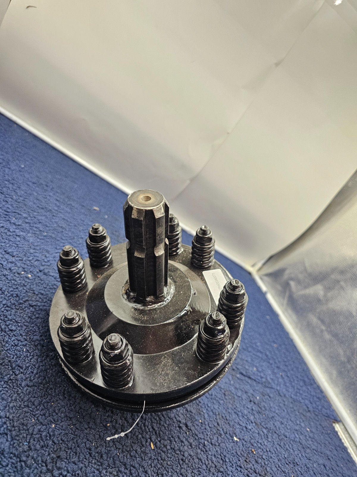 Slip Clutch PTO Slip Clutch, 6 Spline Ends Adjustable Rotary Cutter, Steel Black