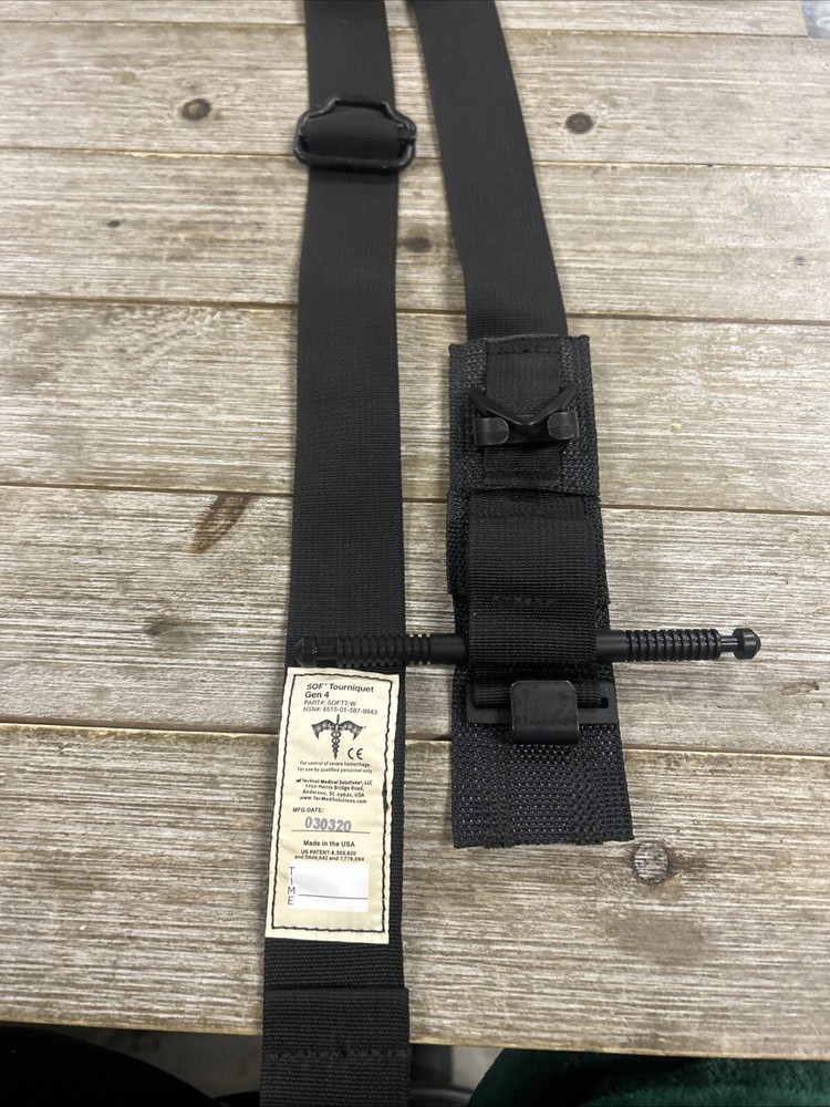 SOF Tactical Gen 4 Tourniquet 1.5” Wide Compression for Bleeding Control