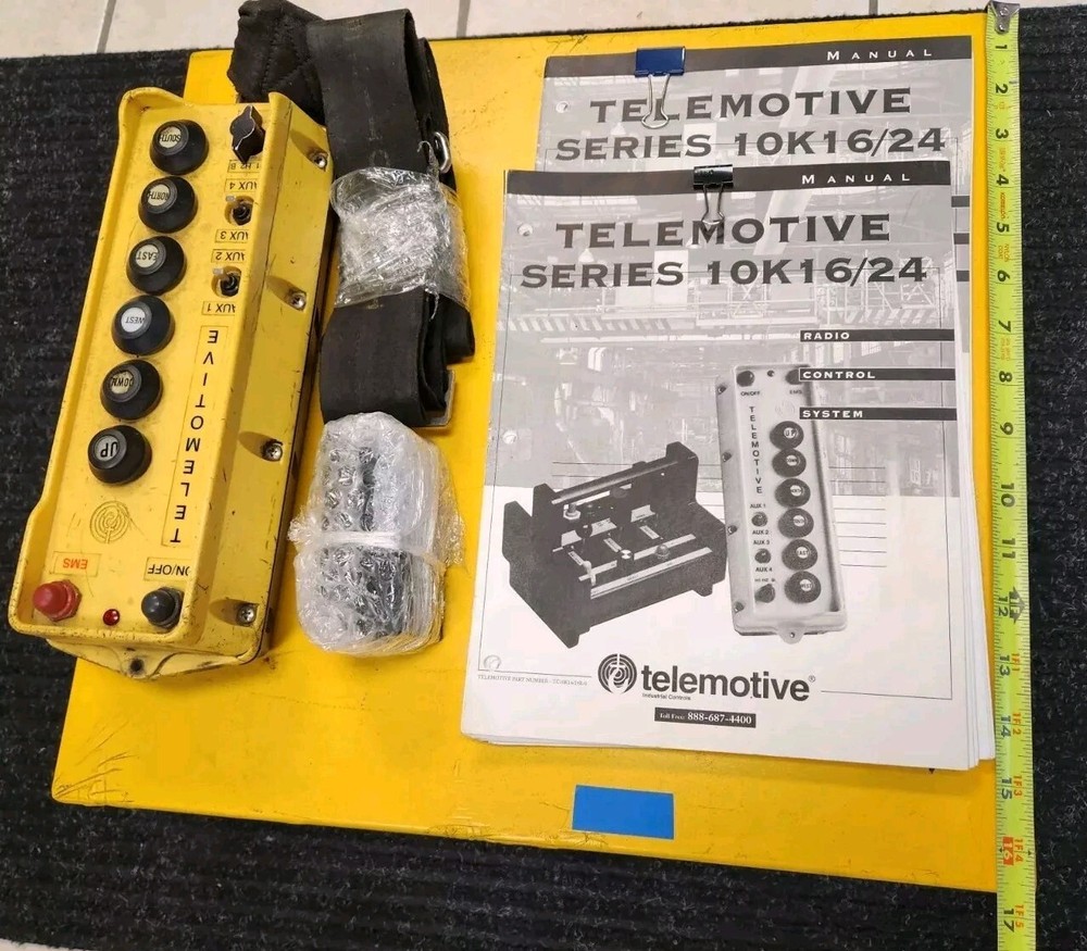 Telemotive Series 10K 16/24 Wireless Crane Transmitters Controller System