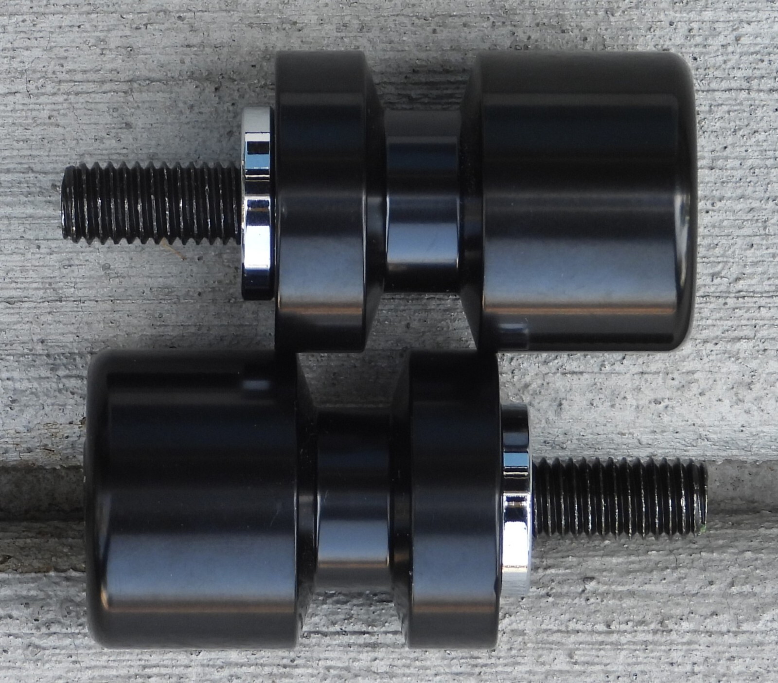 2013-2026 Kawasaki Ninja ZX6 ZX10 ZX6R ZX10R BLACK SWINGARM SPOOLS