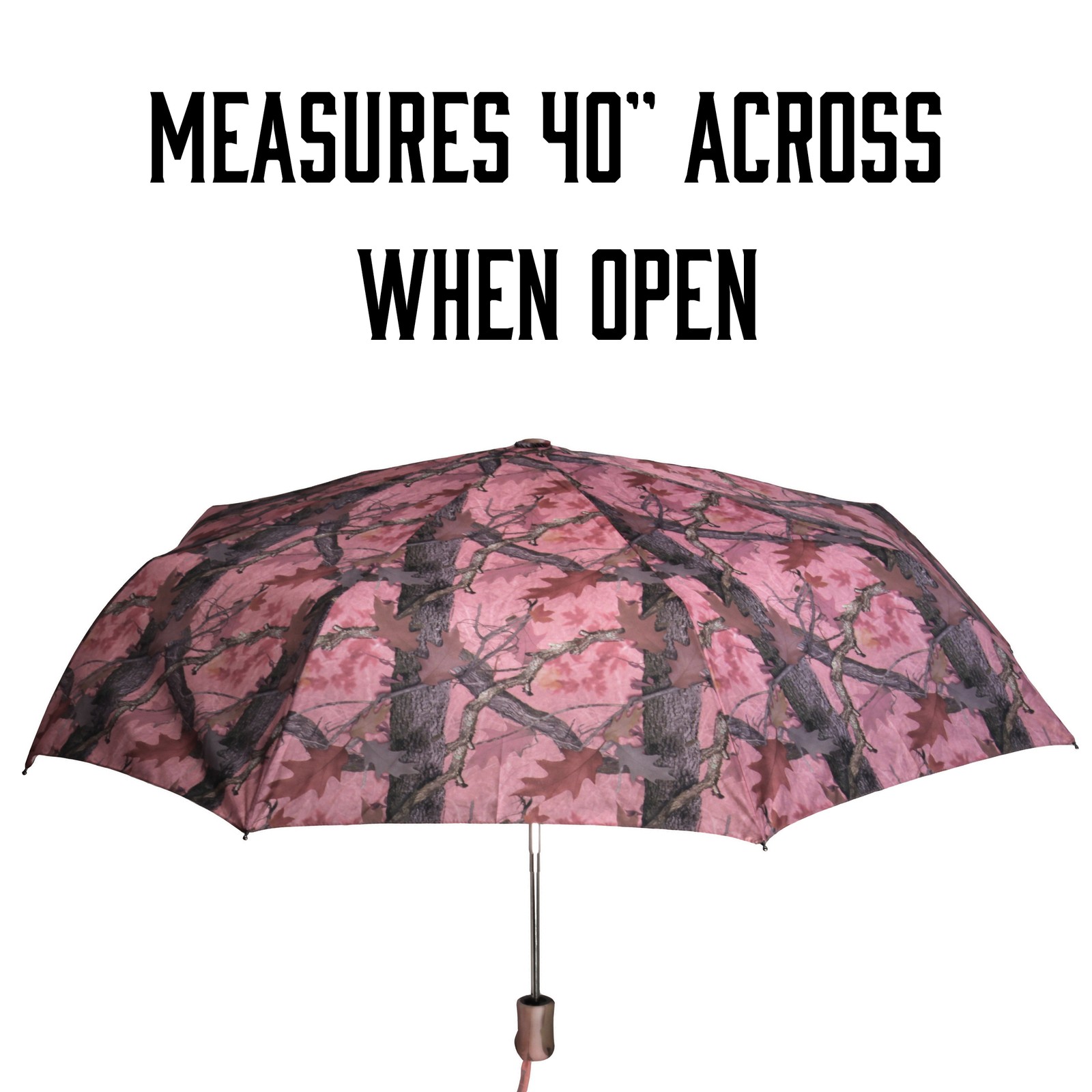 Rivers Edge Products 40-Inch Automatic Umbrella with Pouch, 12-Inch Closed