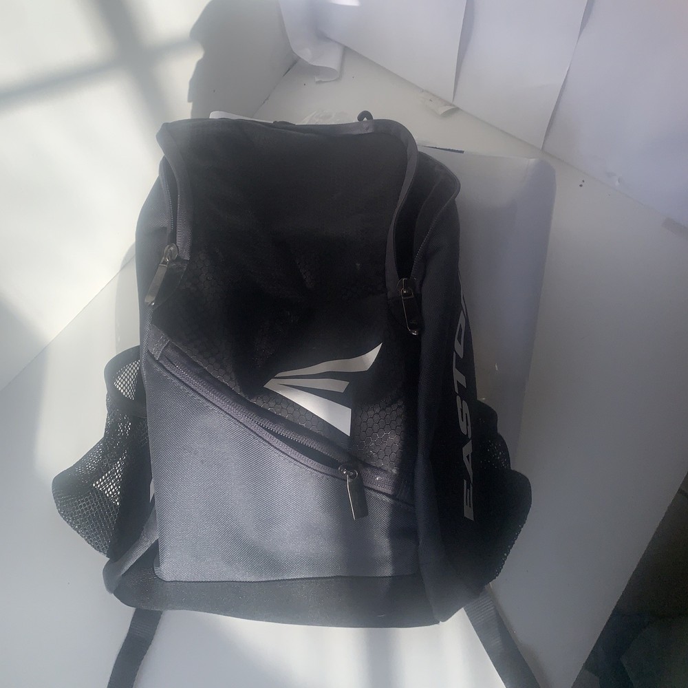 Easton Softball Baseball Bat Backpack Bag Black/Grey EUC