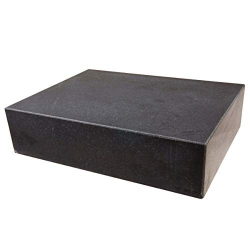 Granite Surface Plate Grade B, 12" x 9" x 3", Precision Tooling, Ledge 0, Flat S
