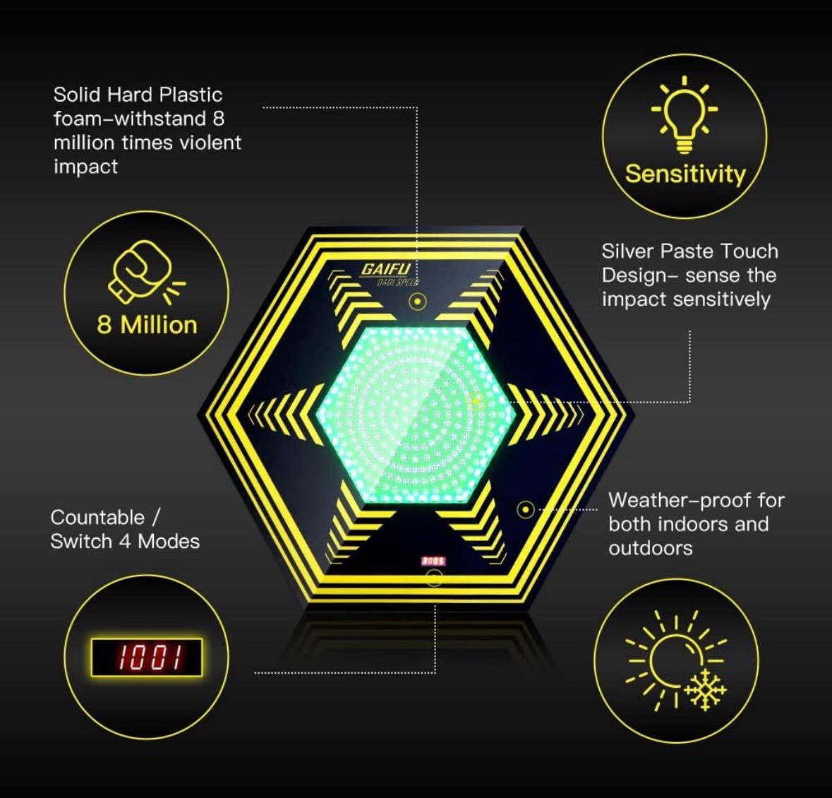 Digital Target Basketball Soccer Football Training Equipment Indoor/Out Reaction