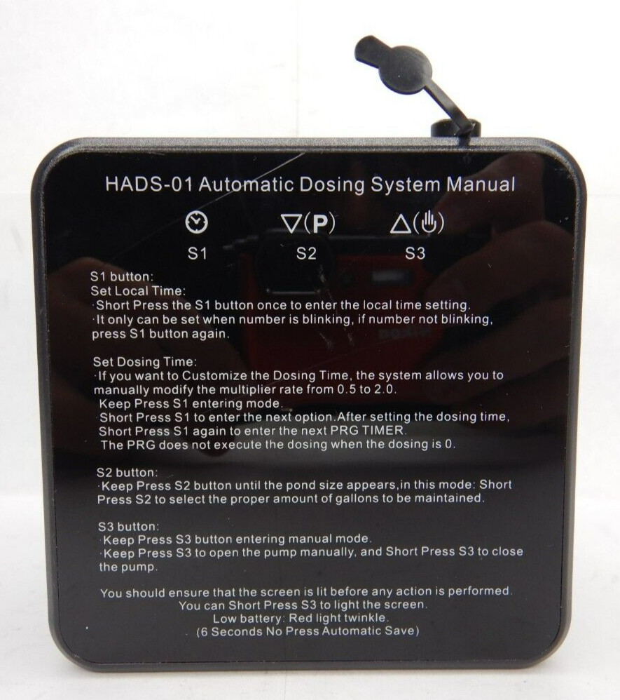 Briidea HADS-01 Hads 01 Automatic Dosing System Replacement Part Only