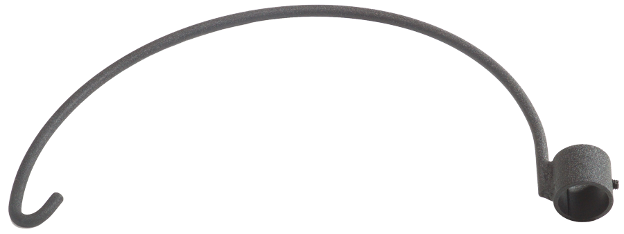 Shepherd's Hook hanger for EZ Anchor pole support system easy garden install