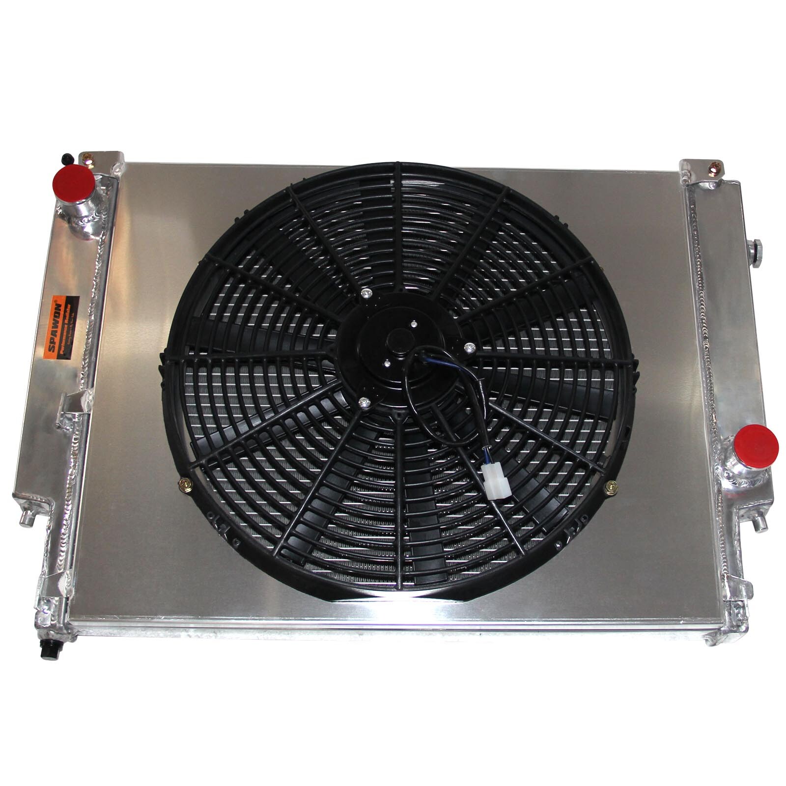 SPAWON Radiator For BMW 325i 328i 323i Z3 92-01 +Fan shroud Aluminum 2Row MT