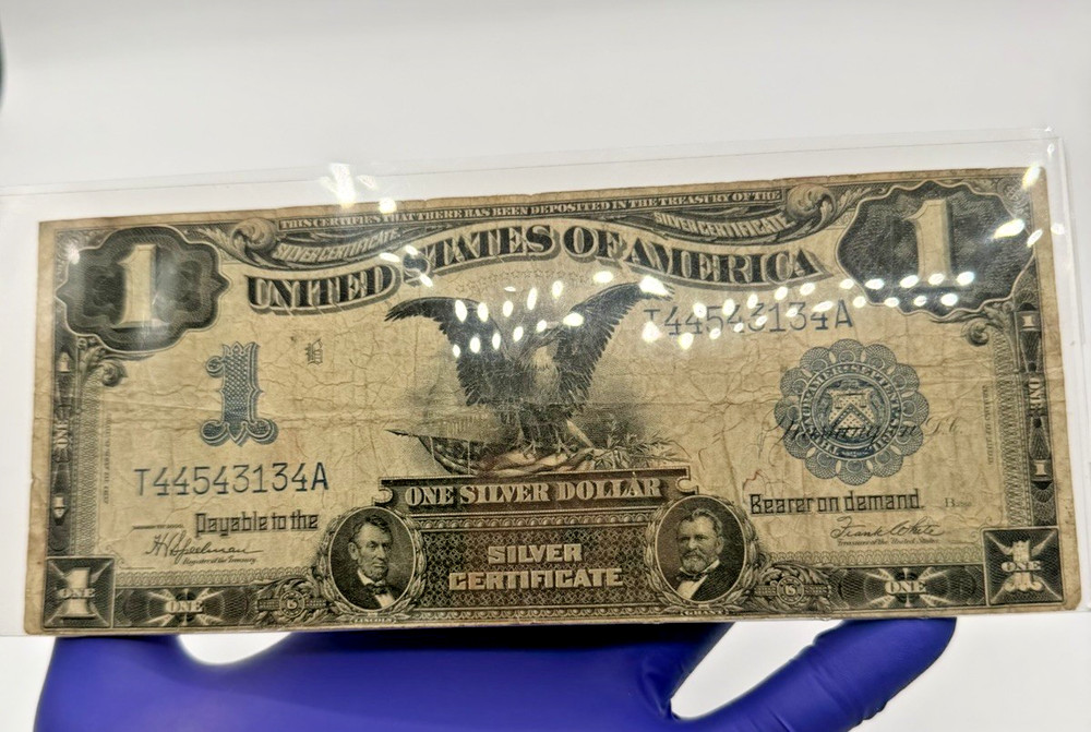 1899 $1 Silver Certificate “Black Eagle” Note Speelman / White Extremely RARE!!