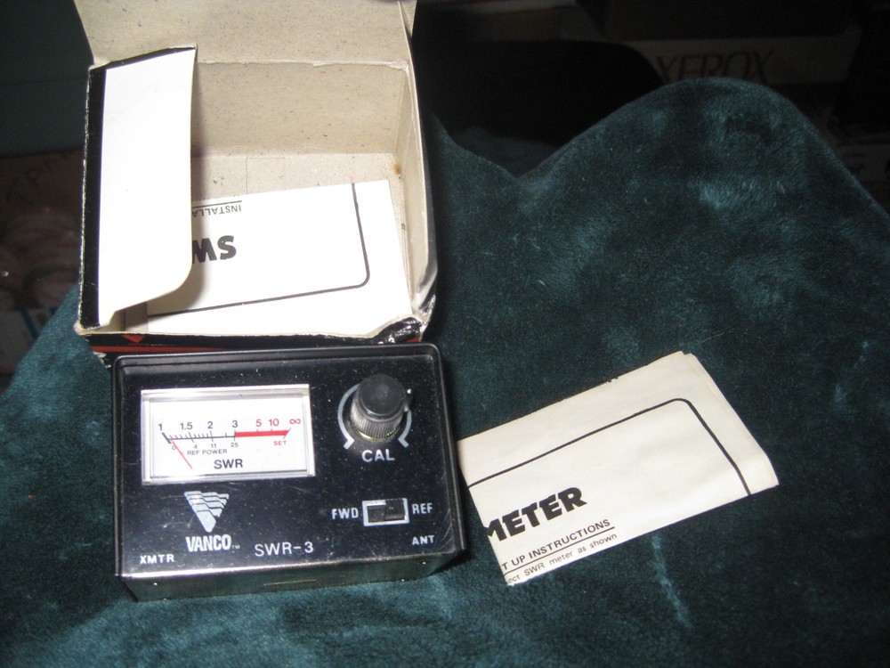Mint in box Vanco Electronic SWR-3 Meter CB Accessory