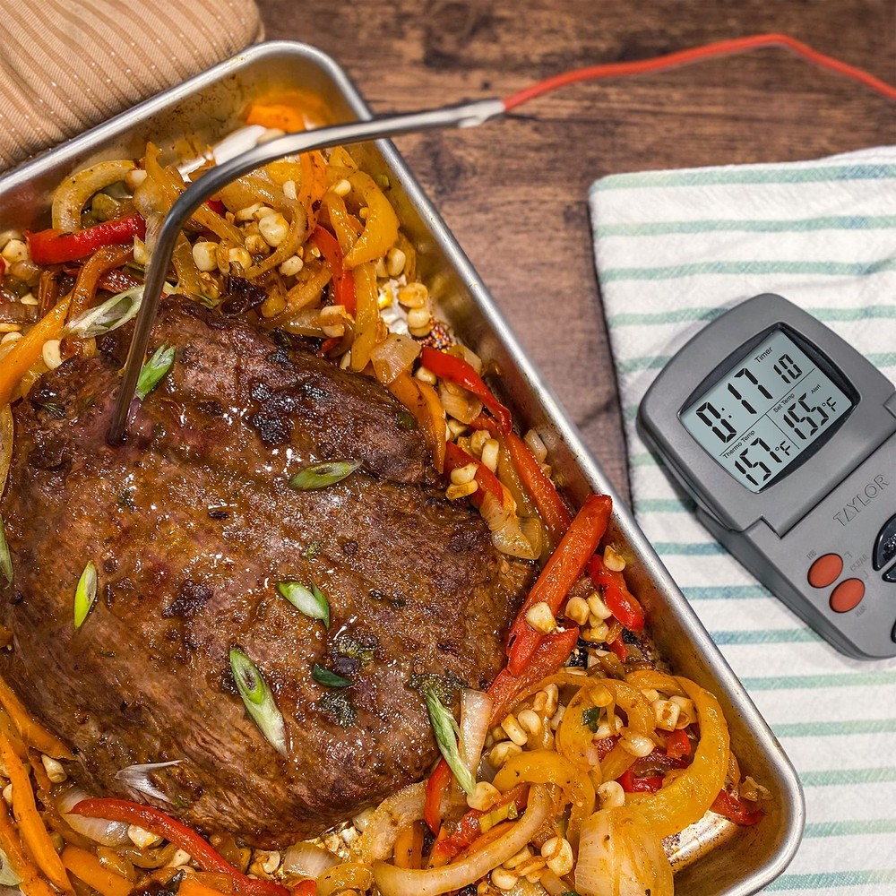 Taylor Programmable with Timer Instant Read Wired Probe Digital, Meat, Food, ...
