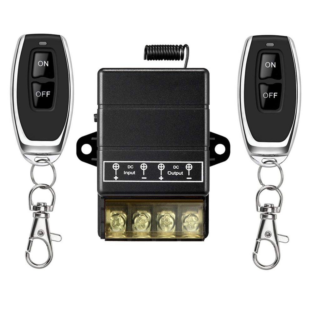 12volts Remote Control Switch, DC 12V/24V/Long Range Wireless Remote Switch w...