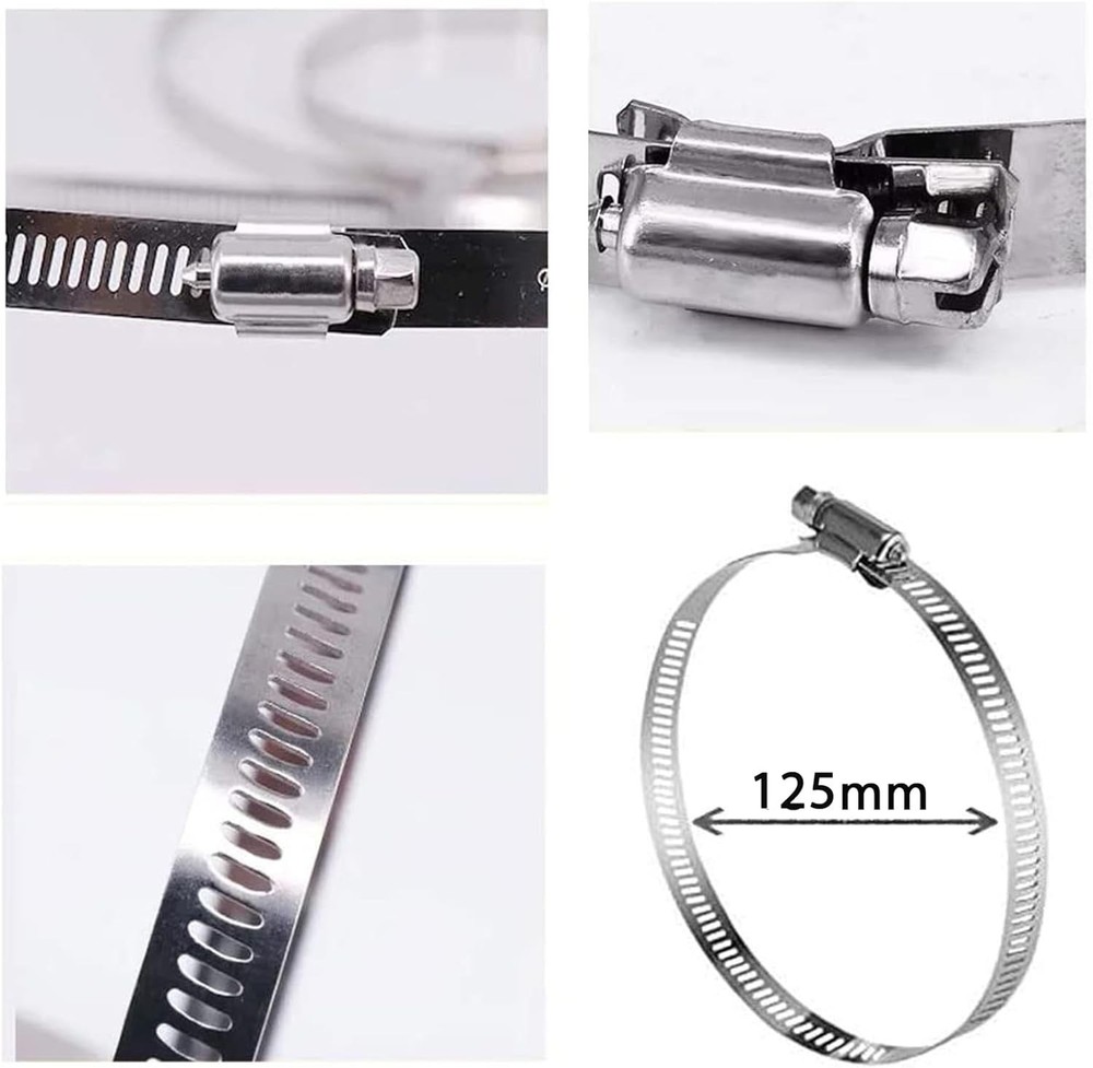 Solid Metal Vertical Pole Mount for CCTV Cameras & LED Lights | 2 Loops Included