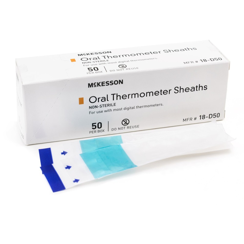 McKesson Oral Thermometer Probe Cover 50 per Box