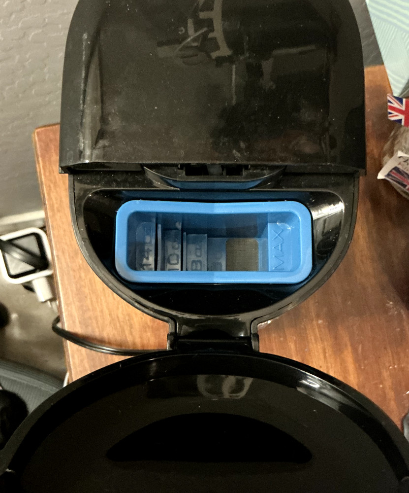 Walmart Single Serve Coffee Maker Model 202140 with Reusable Filter Cup - Black