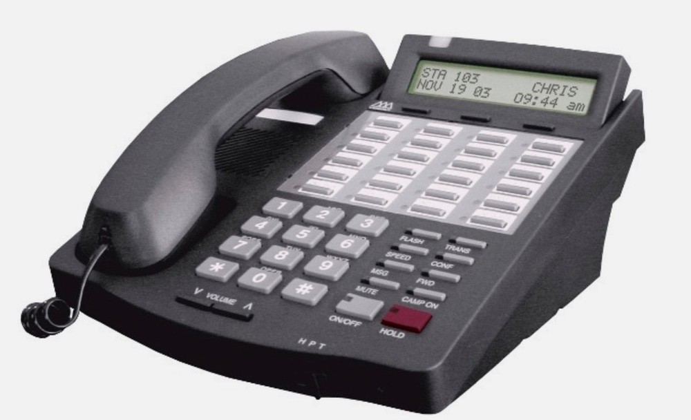 REF “A” STK Vodavi Vertical STS STSe 3515-71 24 Button Display Speakerphone Gray