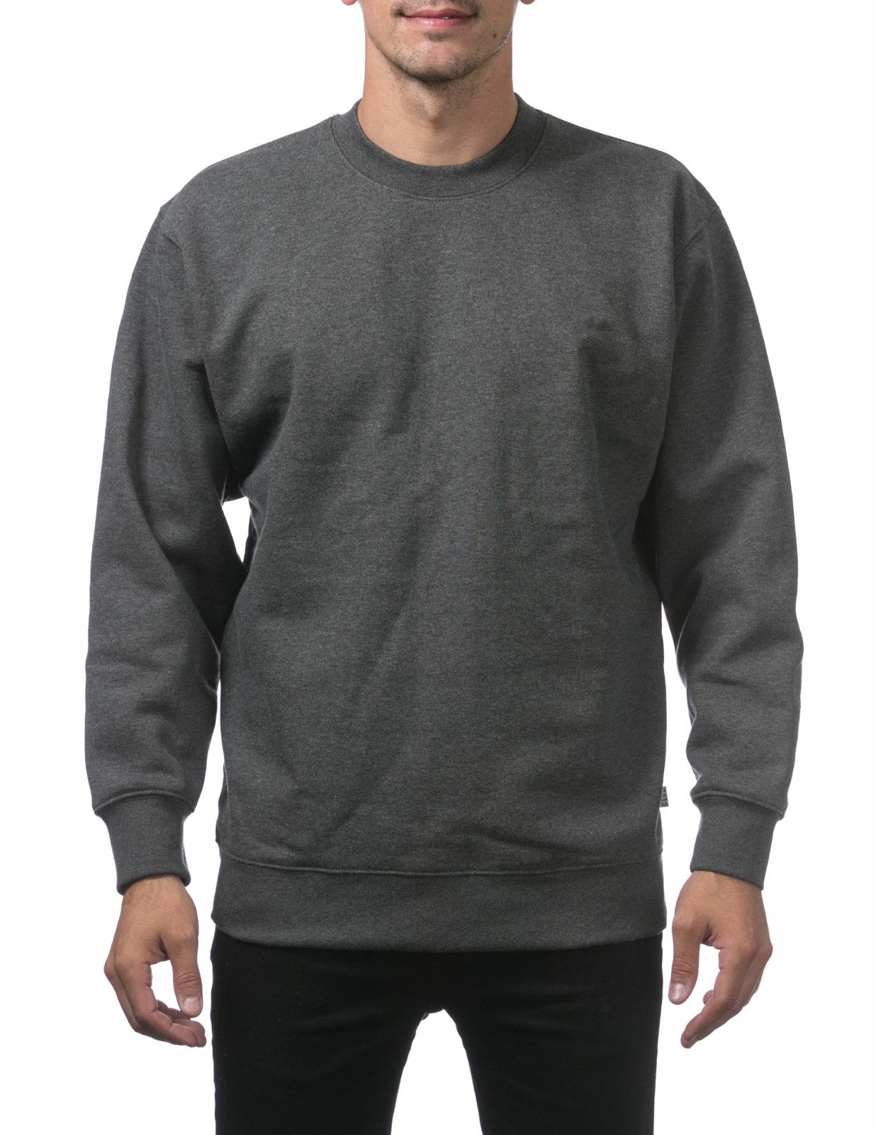 PRO CLUB MEN'S 9 oz FLEECE CREWNECK PULLOVER SWEATER (S-5XL)