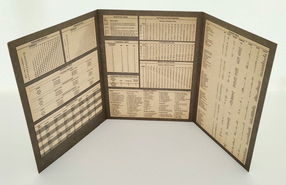 Gamma World Referee's Screen - TSR 6502 (1983) - No Module - Used