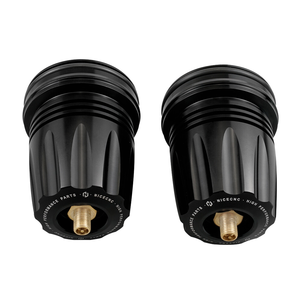 2pcs For 2.5" FOX Rear Shock Nitrogen Reservoir End Cap Lid for Polaris Yamaha