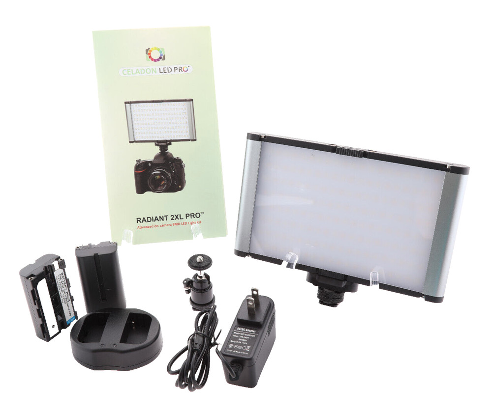 Celadon Led Pro Radiant 2XL on Camera Light Panel