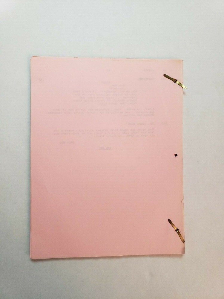 KOJAK / Brian McKay 1975 TV Show Script, Max Showalter & Judith Lowry