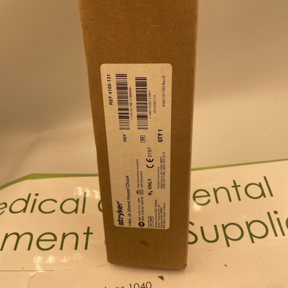 Stryker Keyed Chuck 4100-131 ,6.35 mm