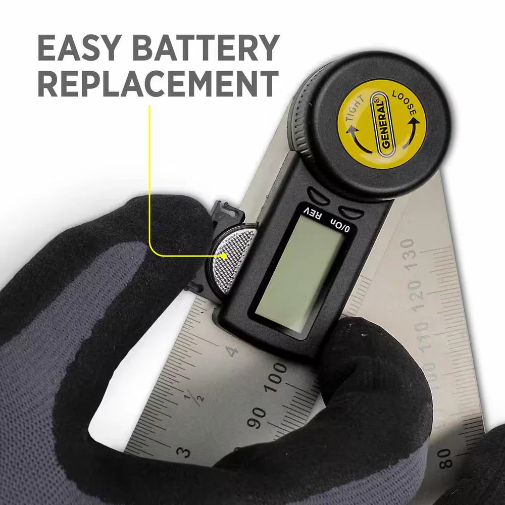 General Tools 5" Digital Reversible Angle Finder w/ LCD Display & Angle Lock