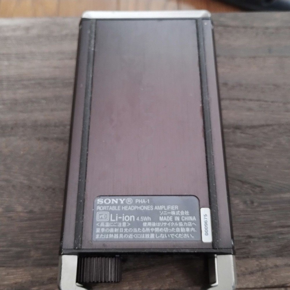 SONY PHA-1 Black Headphone Amplifier Working & Tested JP
