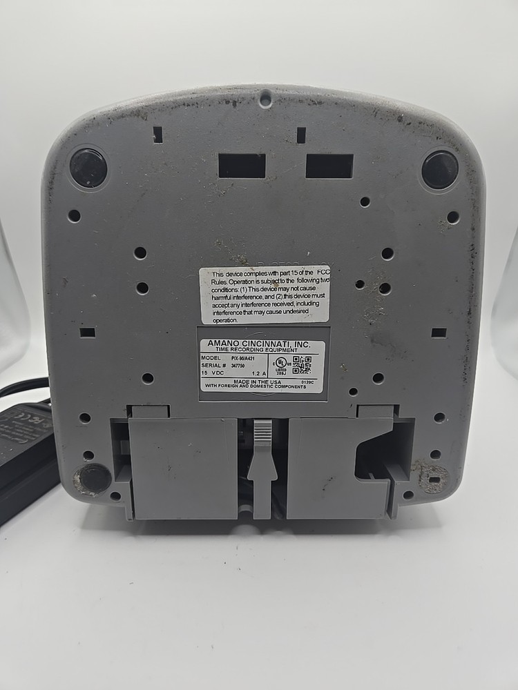 Amano PIX-95 Electronic Card Punch - Time Clock