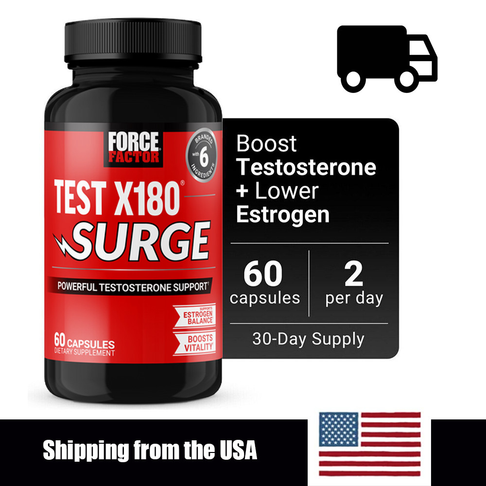 Force Factor Alpha King Surge, Powerful Testosteron Booster & Muscle Builder -US